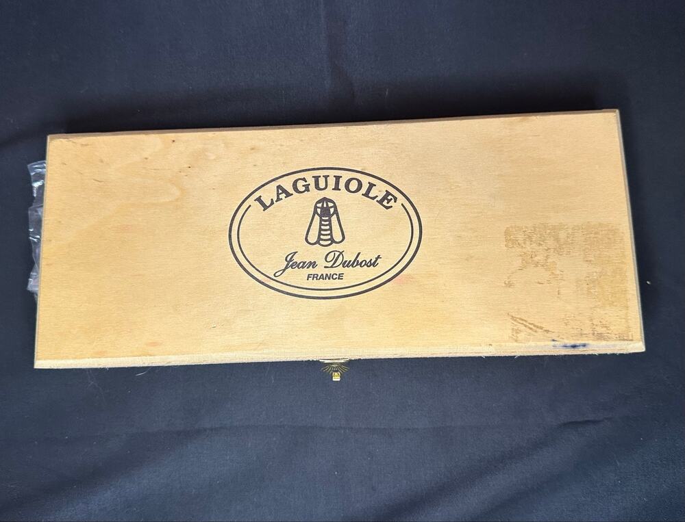 Laguiole Jean Dubost Steak Knives, Set of 4 & Case